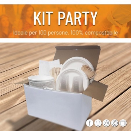 Kit Party Ecosostenibile 100 persone Super offerta!