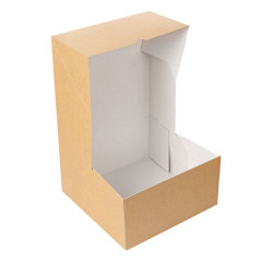 Scatole alimenti cartone avana nano-micro 24x24x12 cm