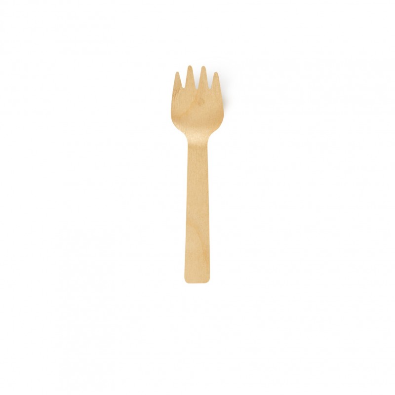 Forchettine spork in legno 10,5 cm