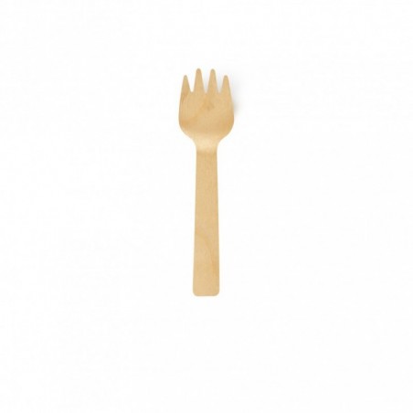 Forchettine spork in legno 10,5 cm