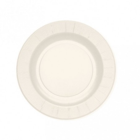 Sottopiatti Stampo righe in cartoncino bianco ø 32,4 cm