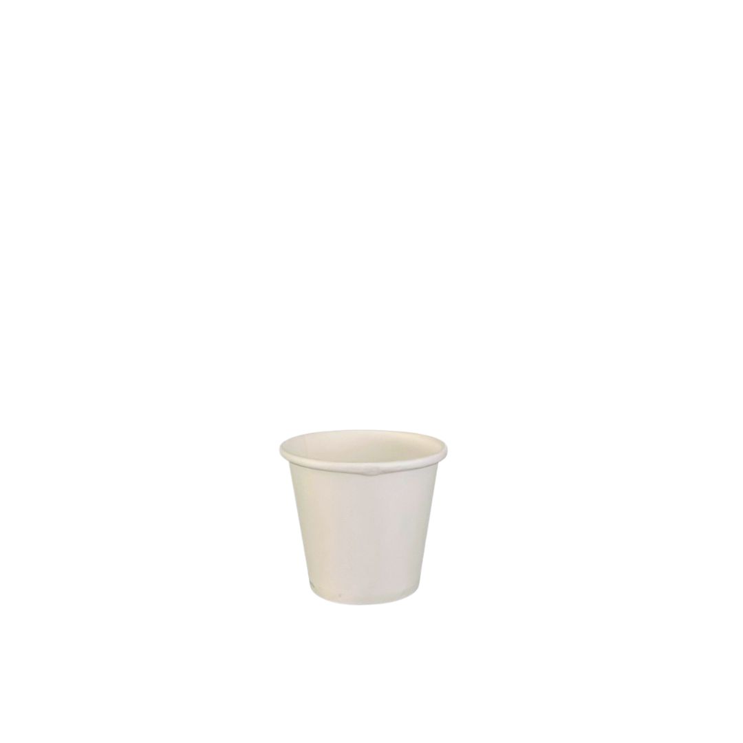 bicchierini caffè monouso in cartoncino bianco riciclabile per caffè